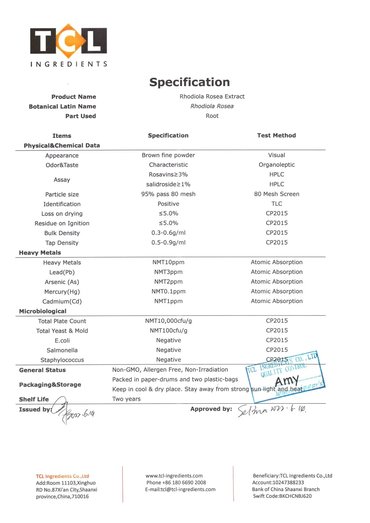 Rhodiola Rosea Extract Powder high sales
